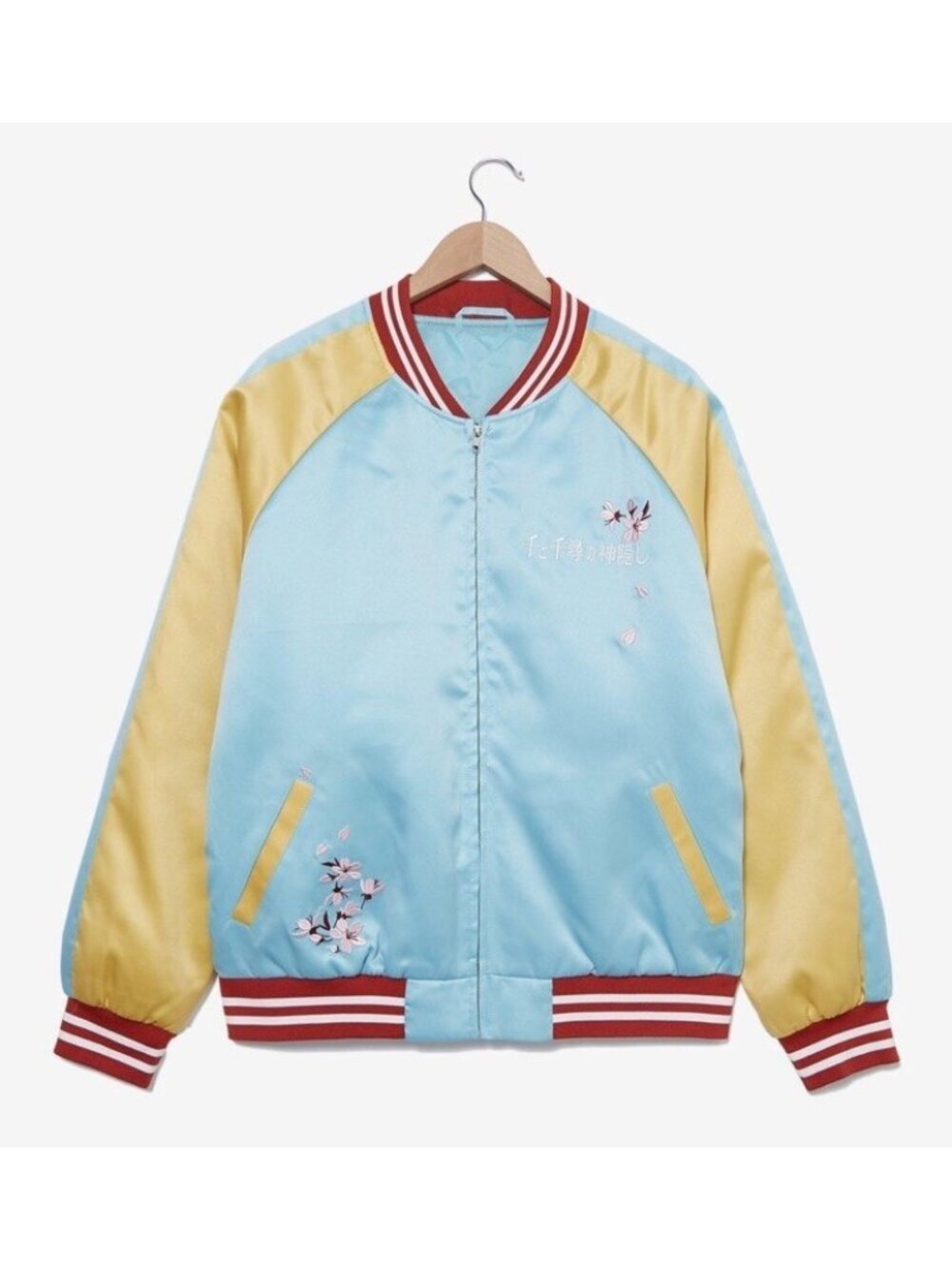Studio Ghibli Spirited Away Bathhouse Sakura Satin Jacket Size XLarge Unisex NWT